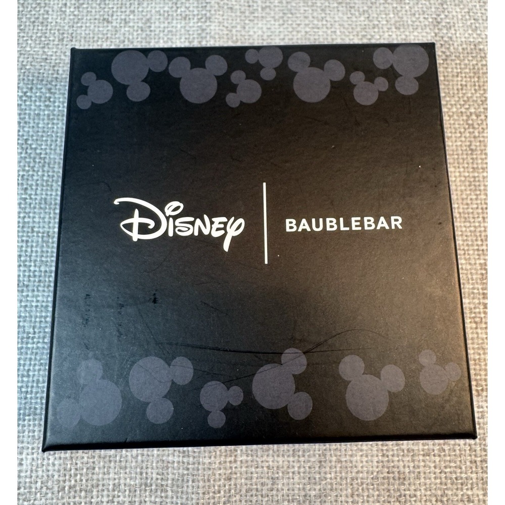 NEW Disney Baublebar Halloween Spiderweb Mickey Glow in the Dark Post Earrings - Picture 5 of 6